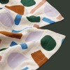 Set van 2 tetradoeken met geometrische vormen - Lewis muslin cloth 2 pack paint stroke sandy mix